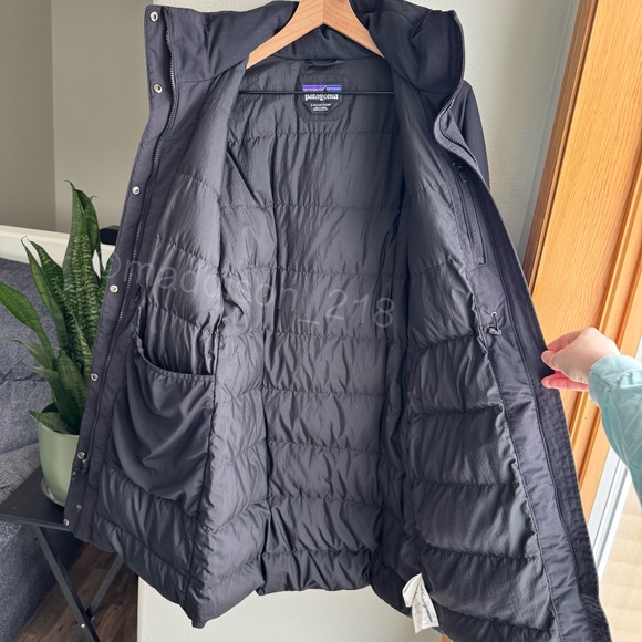 Patagonia City Storm Parka Black Small 700-fill Down Insulation Windproof S - Picture 13 of 15